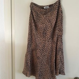 Hello Molly leopard midi skirt